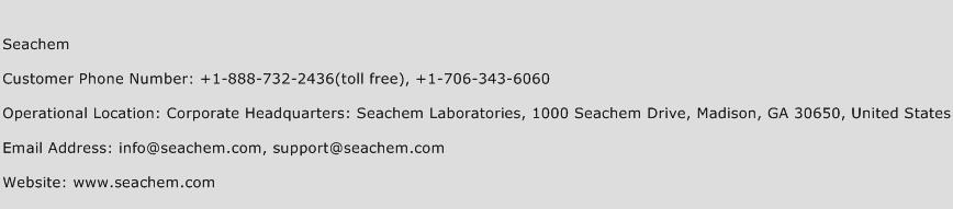 Seachem Phone Number Customer Service