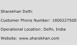 Sharekhan Delhi Phone Number Customer Service