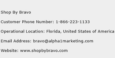 Shop By Bravo Phone Number Customer Service