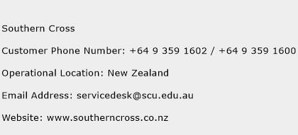 Southern Cross Phone Number Customer Service