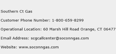 Southern Ct Gas Phone Number Customer Service
