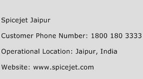 Spicejet Jaipur Phone Number Customer Service