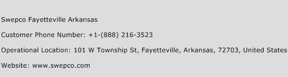 Swepco Fayetteville Arkansas Phone Number Customer Service