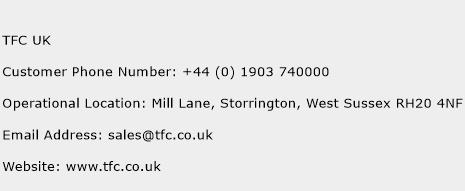 TFC UK Phone Number Customer Service