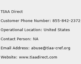 TIAA Direct Phone Number Customer Service