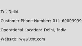 TNT Delhi Phone Number Customer Service