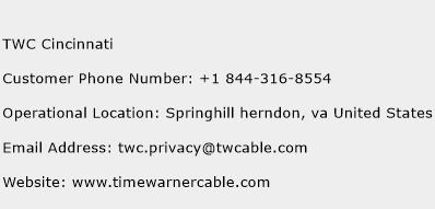 TWC Cincinnati Phone Number Customer Service