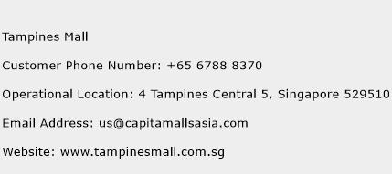 Tampines Mall Phone Number Customer Service