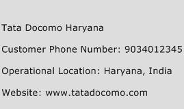 Tata Docomo Haryana Phone Number Customer Service