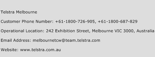Telstra Melbourne Phone Number Customer Service