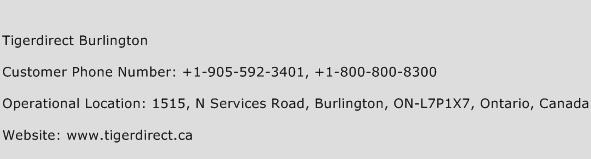 Tigerdirect Burlington Phone Number Customer Service