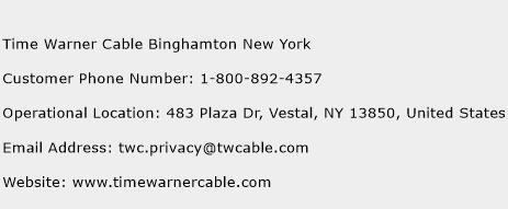 Time Warner Cable Binghamton New York Phone Number Customer Service