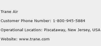 Trane Air Phone Number Customer Service