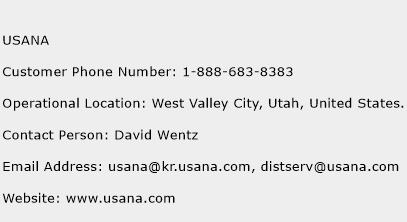 USANA Phone Number Customer Service