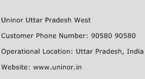 Uninor Uttar Pradesh West Phone Number Customer Service