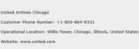United Airlines Chicago Phone Number Customer Service