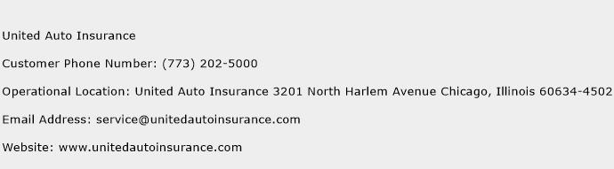 United Auto Insurance Phone Number Customer Service