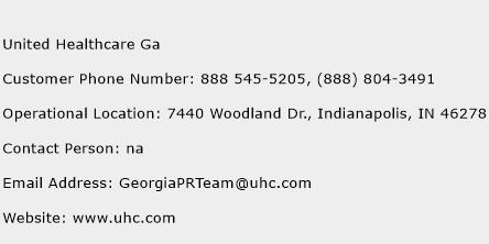 United Healthcare Ga Phone Number Customer Service