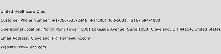 United Healthcare Ohio Phone Number Customer Service