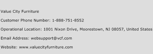 Value City Furniture Phone Number Customer Service