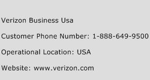 Verizon Business Usa Phone Number Customer Service