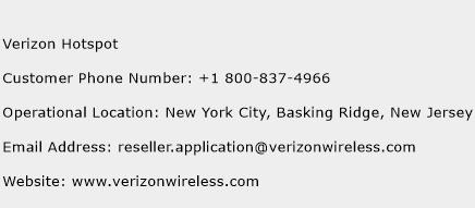 Verizon Hotspot Phone Number Customer Service