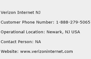 Verizon Internet NJ Phone Number Customer Service