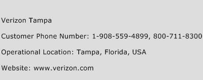 Verizon Tampa Phone Number Customer Service