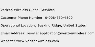Verizon Wireless Global Services Phone Number Customer Service