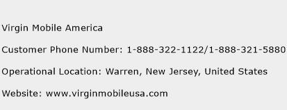 Virgin Mobile America Phone Number Customer Service