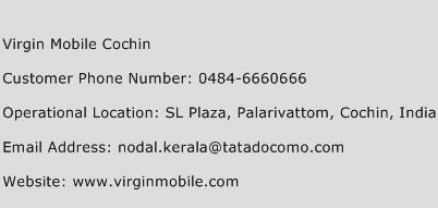 Virgin Mobile Cochin Phone Number Customer Service