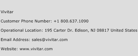 Vivitar Phone Number Customer Service