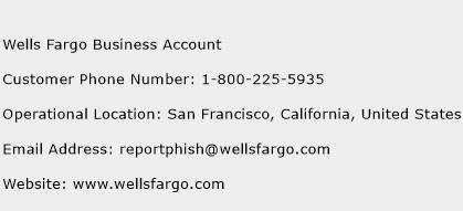 Wells Fargo Business Account Phone Number Customer Service