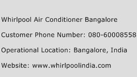 Whirlpool Air Conditioner Bangalore Phone Number Customer Service