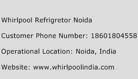 Whirlpool Refrigretor Noida Phone Number Customer Service
