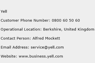 Yell Phone Number Customer Service