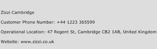 Zizzi Cambridge Phone Number Customer Service